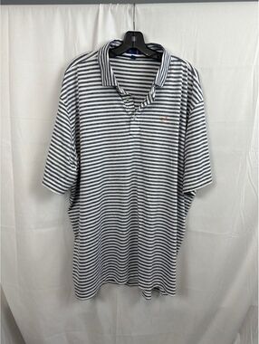 Stitch Men's XXL Striped Polo Shirt Made in Peru